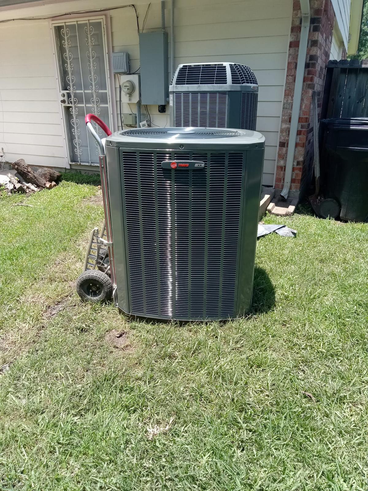 Outside Units Installation — Houston TX
